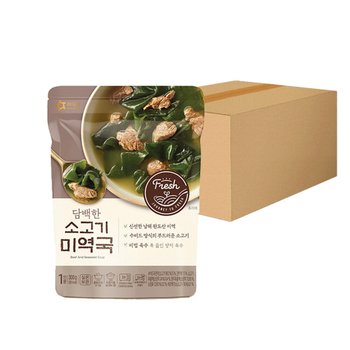 아워홈 담백한 소고기미역국 300g 12개(한 박스)