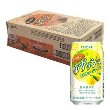 유자하이볼 350ml 24캔 초야 유즈슈 요와나이 유자 논알콜 무알콜