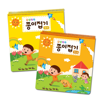 티파하파 감성쑥쑥 종이접기 교재 (만3세용)-(전용색종이 포함)