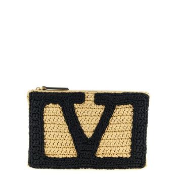 발렌티노 가라바니 라피아 비바 슈퍼스타 클러치 P0AR2 NQA EX9 152123801