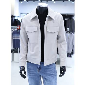 [화정점]STCO S/S 봄 베이지 포켓 트러커 점퍼 (세미오버핏) SJPVA54A