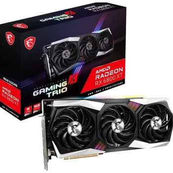 [해외] 영국 MSI 그래픽카드0108 Radeon RX 6800 XT GAMING X TRIO 16G Gaming Graphics Card - 16GB GD