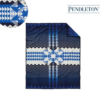 펜들턴(PENDLETON) [펜들턴] 스텔라 마리스 자카드 블랭킷 - 로브/담요/가운사이즈