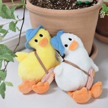 나들이 데님모자 데일리 오리 까꿍 클래식 인형 귀여 (WFI1OGJ)