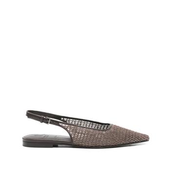 [해외] 26SS 브루넬로 쿠치넬리 플랫 슈즈 MZGAC3206 C8279 Brown