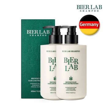 비어랩 독일 맥주효모 탈모샴푸 400ml 2통