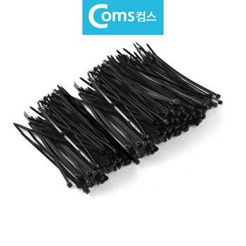 컴스T1677 446CDN14 블랙 케이블타이 1000개 15cm 전선정리