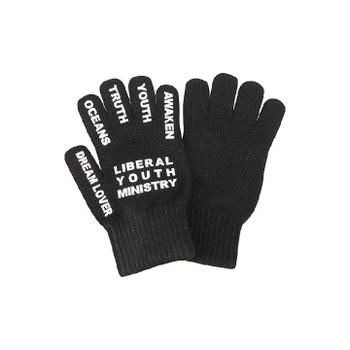 자유주의 청소년부 인쇄 장갑 LYM04K001093 BLACK1 TP963594131