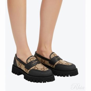 구찌 맥시 GG 카멜 로퍼 739776 UKOF0 2590 150366082