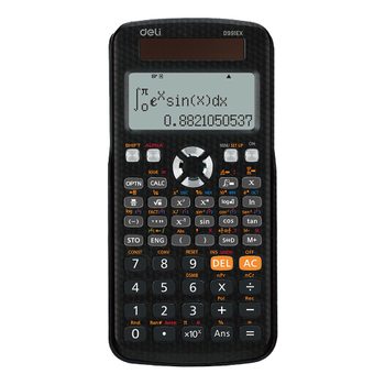 델리 공학용 계산기 D991EX 고화질대화면 FX-570cw 동급모델 분수표시 미분 적분 복소수 solve