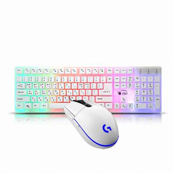 ZIO G-Light + 로지텍 G102IC 화이트 세트
