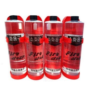 (색상 투척용소화기 4세트)파이어매직 휴대용 투척용소화기 4세트 본품+거치대_26837226