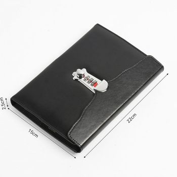 A5 목표달성 자기확언 다이어리 노트(블랙)