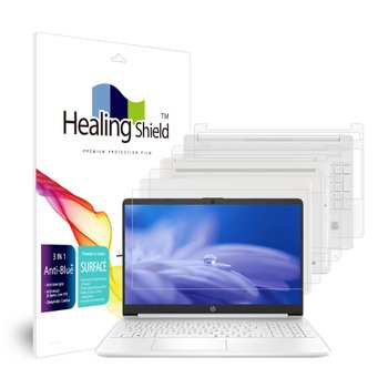 HP 15S-fq1007TU 블루라이트차단 액정보호필름1매 외부3종 세트