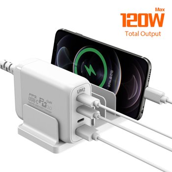 UM2 GAN 120W C타입 PD 초고속 멀티충전기 맥북프로 16인치 아이패드 노트북 LG그램 GANMAX130W