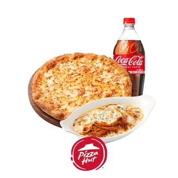 (오리지널) 치즈 러버M + 리치치즈파스타 + 콜라 1.25L(10%할인, 정상가28100원)