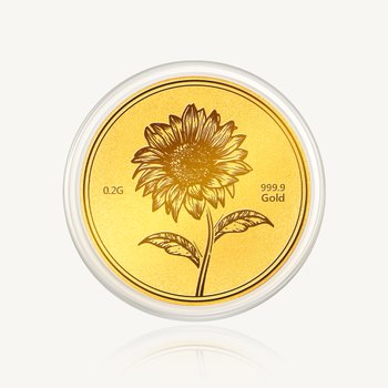 해바라기 코인 골드바 24K 순금 0.2g