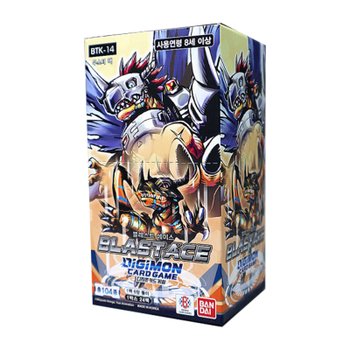 [오늘출발] 디지몬카드게임 부스터 14탄 블라스트 에이스 BTK-14 24팩 1박스