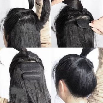 머리 볼륨 패드 뒤통수 뒷머리 뒤통수뽕 뒷통수뽕 볼륨머리핀 헤어볼륨패드 정수리볼륨