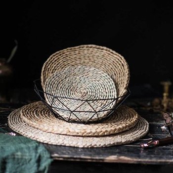 라탄 냄비 받침 테이블웨어 코스터 냄비받침대 (WFG3JYN)