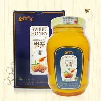강원양봉 허니쉼 사양벌꿀 2.4kg/PET