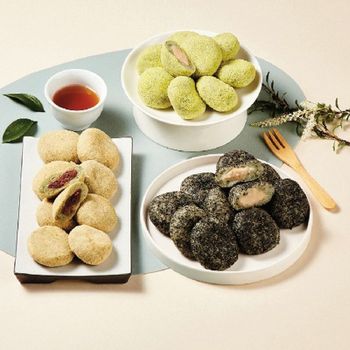 고수록 크림 찹쌀떡 400g x 1봉+딸기 품은 크림떡 400g x 1봉+초코 크림 찹쌀떡 4..[35462456]