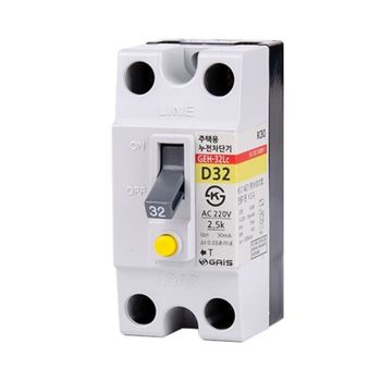 (G)주택용 누전차단기 30A 소 (2.5kA GEH-32LC) 60185 소형누전차단기