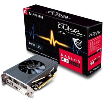 [해외] 영국 사파이어 그래픽카드 Sapphire 11266-34-20G Radeon PULSE RX 570 ITX 4GB GDDR5 HDMI/ DVI