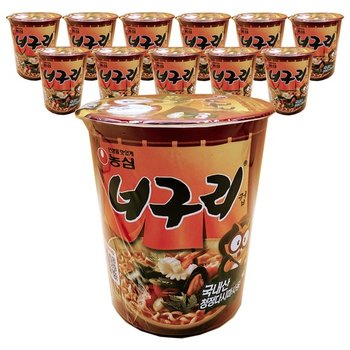너구리 소컵 62g x 12개