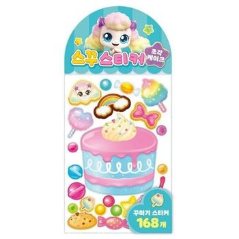 [JHQSW8GG_51CK]새콤달콤 티니핑 시즌4 스티커-조각케이크