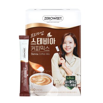 [펄세스] 프리미엄 스테비아 커피믹스 100개입