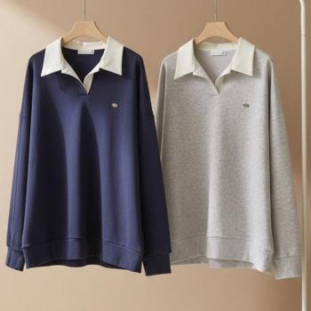 빅사이즈티 X290L602 너드걸트임카라맨투맨 SM (46485948)