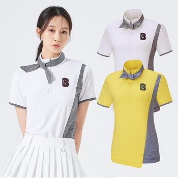 BTR 여성 골프웨어 여름 반팔 스카프 티셔츠 안탈리아(여) BPT4906W