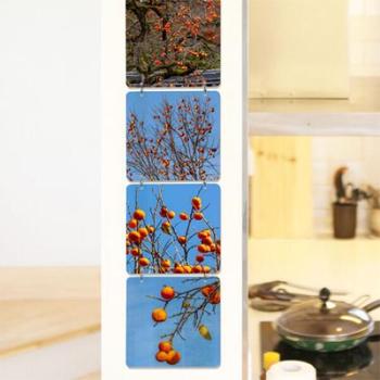 아트박스/꾸밈 nx483-멀티아크릴액자_맑은하늘과감나무(4단소형)