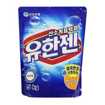 산소 빨래 표백제 세제 유한젠 가루 2.5kg 세탁