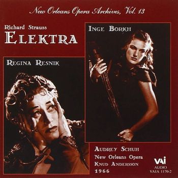 RICHARD STRAUSS - ELEKTRA/ BORKH/ RESNIK/ SCHUH/ ANDERSSON/ NEW ORLEANS