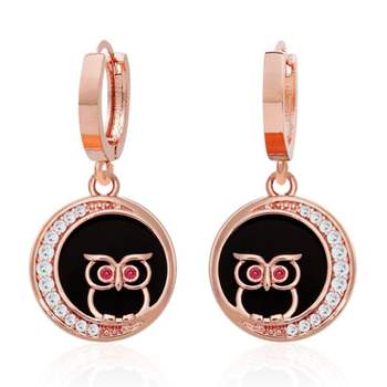 14K WP70JH45 로즈골드 루나아울 귀걸이 (gold-pin) RS413