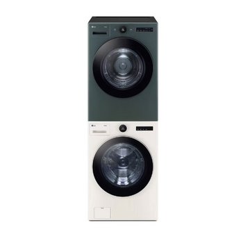 LG 트롬 세탁기 건조기 세트 FX24ENE-GNG + 스태킹키트