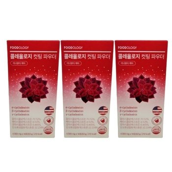 비오팜 푸드올로지 콜레올로지 컷팅 파우더 4500mg x 14포 3개