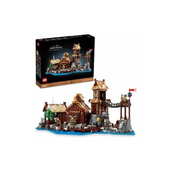 [해외] 레고(LEGO) 아이디어 바이킹 마을 장난감 블록 생일 선물 인테리어 소품 21343
