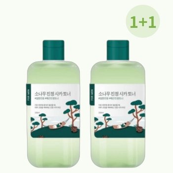 라운드랩 포 맨 소나무 진정 시카 토너 200ml+200ml