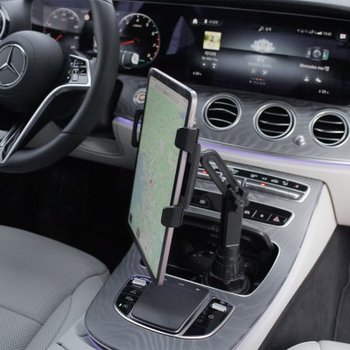 패드 태블릿 휴대 차량용 컵홀더 높이각도조절 네비 거치대