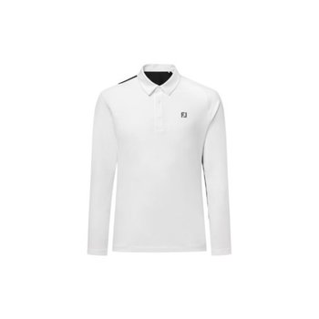 골프긴팔 VQA RHRFJ41365 에센셜 롱 슬리브 폴로 셔츠 White