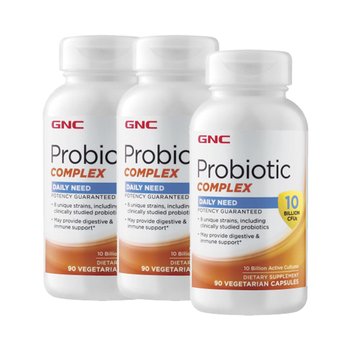 [해외직구] 지앤씨 GNC 프로바이오틱 콤플렉스 10BIL (100억) 90캡슐 X3