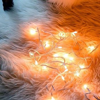 조명 장식 소품 백색선 트리 투명 성탄절 코드형 4파