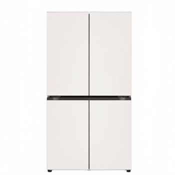 LG전자 오브제컬렉션 베이직 냉장고 4도어 베이지 T875MEE011