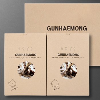 건해몽 몽스 버섯세트 1호(표고버섯 슬라이스 40g + 표고버섯 슬라이스 40g)