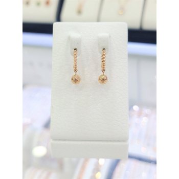 14k 금 민볼 딸랑이 원터치 귀걸이 12GKEM00049
