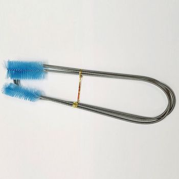 와이어형 스테인리스 호스 내부 청소 브러쉬 파이프