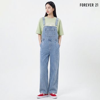 베이직 데님 팬츠 점프수트 (FTDBOP025)